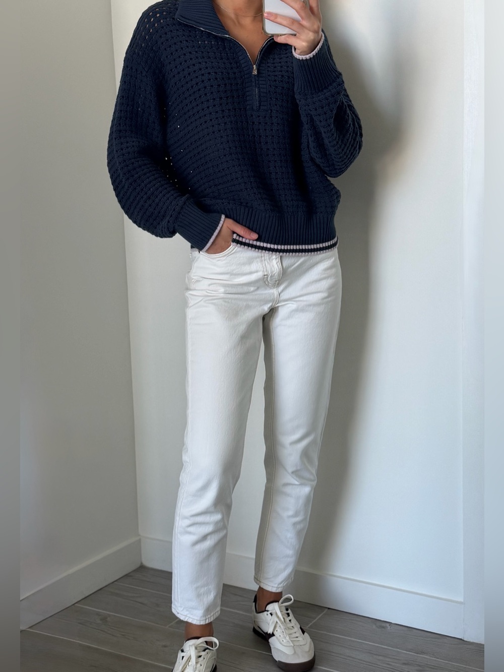 Topshop White Mom Jeans